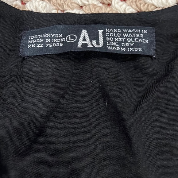 VINTAGE‎ AJ PATTERN VEST - Picture 2 of 3